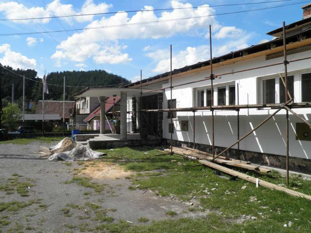 Stavebné úpravy a zateplenie obecného úradu Nezbudska Lúčka
